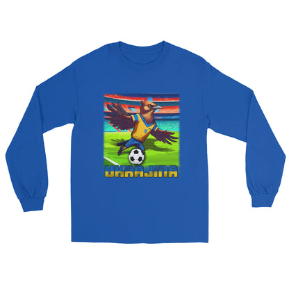 Ukraine EM Fußball Trikot Alternative Unisex Langarmshirt