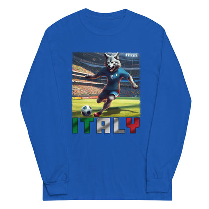 Maillot de football du Championnat d'Europe d'Italie, chemise alternative unisexe à manches longues