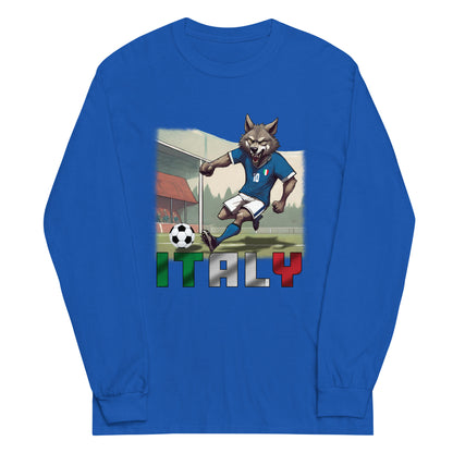 Maillot de football du championnat d'Europe d'Italie, chemise alternative à manches longues pour hommes