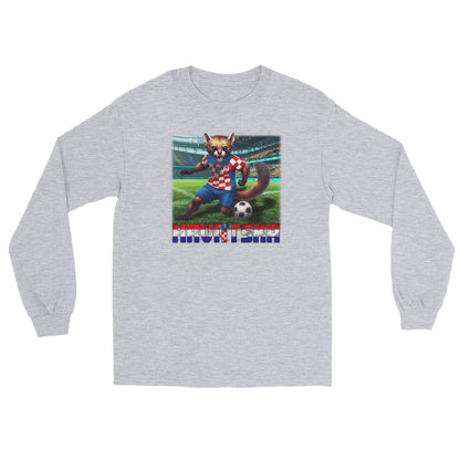 Maillot de football du Championnat d'Europe de Croatie, chemise alternative unisexe à manches longues