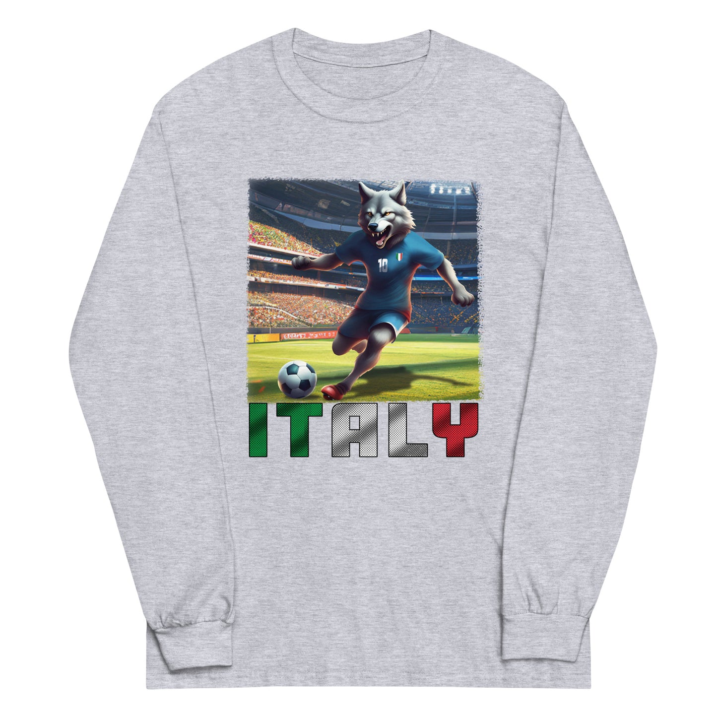 Maillot de football du Championnat d'Europe d'Italie, chemise alternative unisexe à manches longues