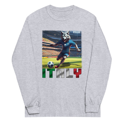 Maillot de football du Championnat d'Europe d'Italie, chemise alternative unisexe à manches longues