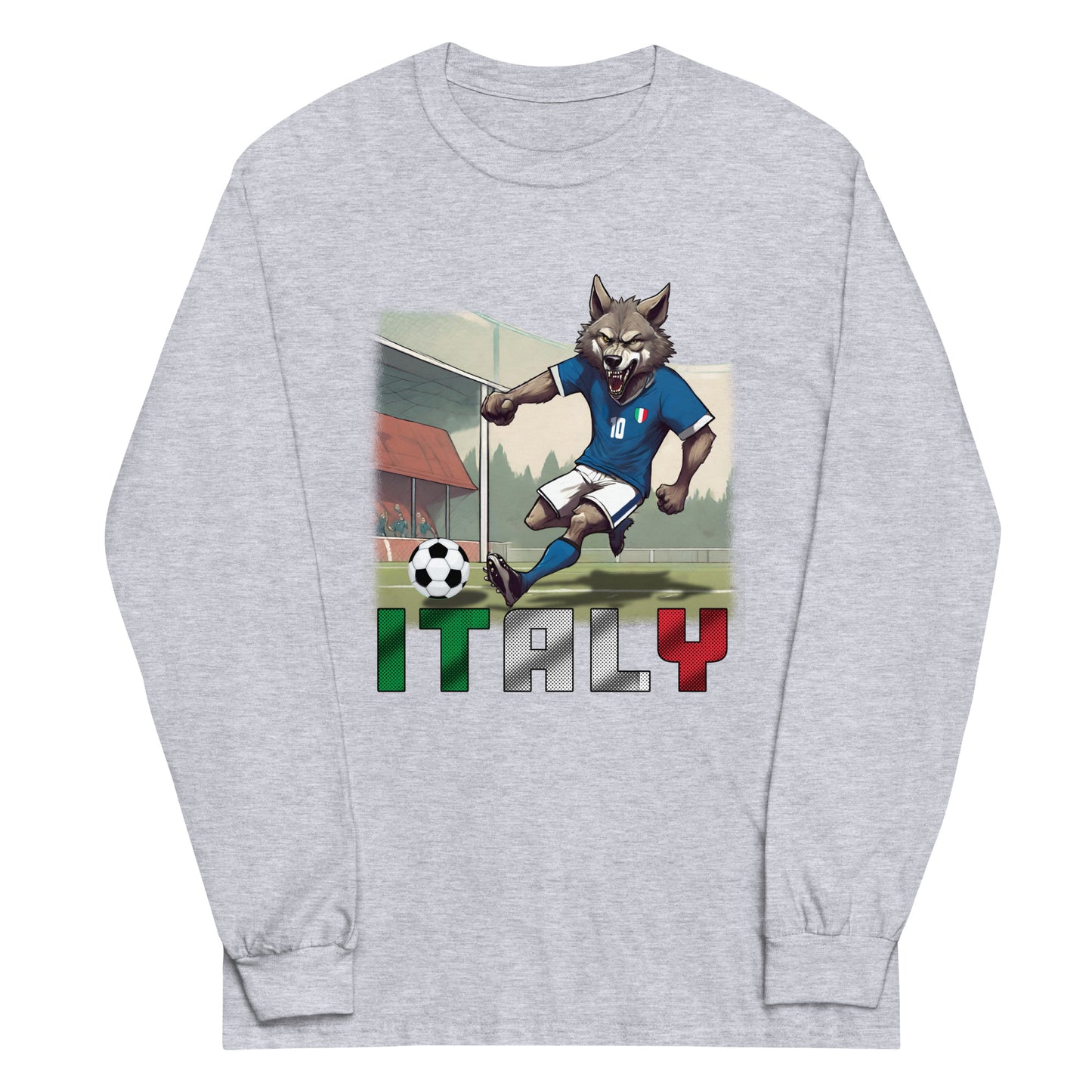 Maillot de football du championnat d'Europe d'Italie, chemise alternative à manches longues pour hommes