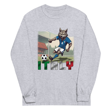 Maillot de football du championnat d'Europe d'Italie, chemise alternative à manches longues pour hommes