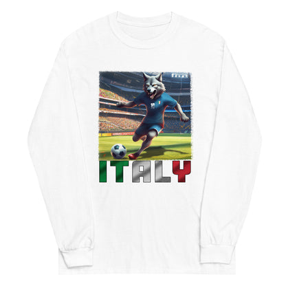 Maillot de football du Championnat d'Europe d'Italie, chemise alternative unisexe à manches longues
