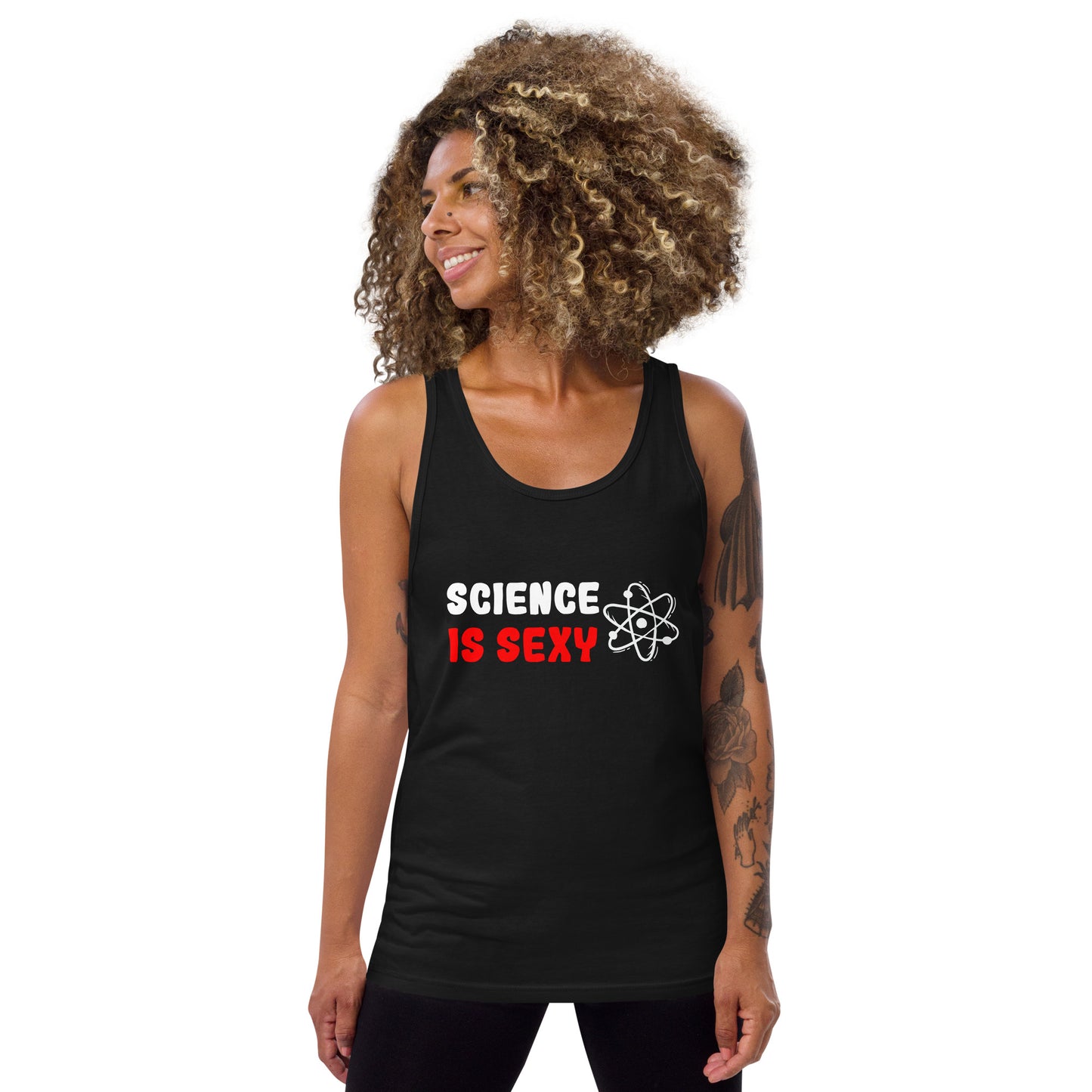 Unisex tank top "Science is sexy"