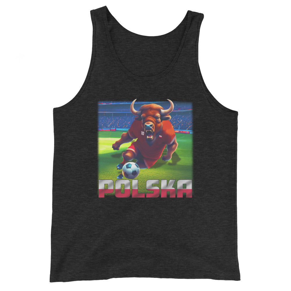 Polen EM Fußball Trikot Alternative Klassisches Unisex-Tank-Top