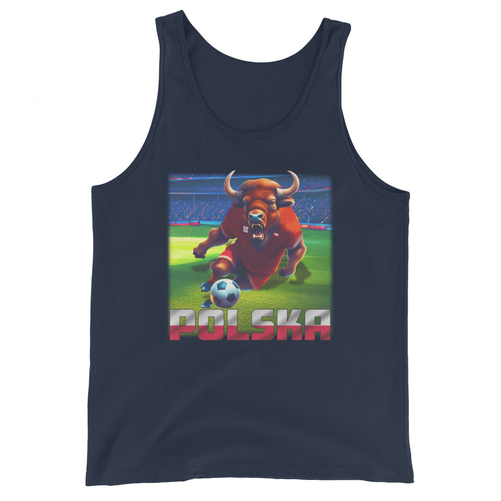 Polen EM Fußball Trikot Alternative Klassisches Unisex-Tank-Top