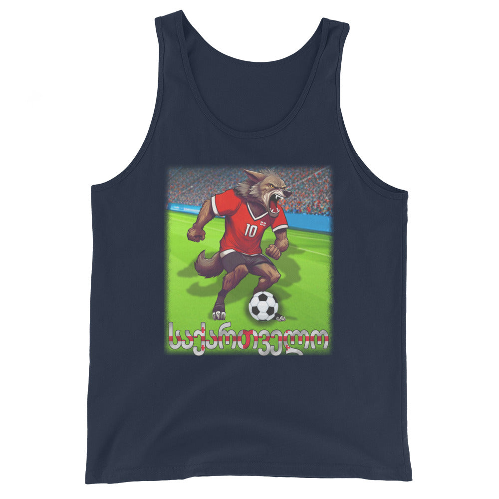 Georgien EM Fußball Trikot Alternative Klassisches Unisex-Tank-Top