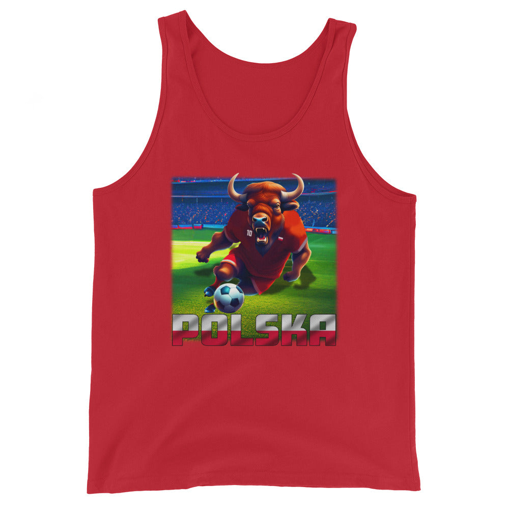 Polen EM Fußball Trikot Alternative Klassisches Unisex-Tank-Top