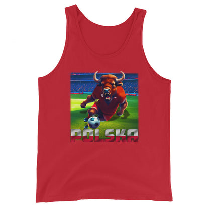 Polen EM Fußball Trikot Alternative Klassisches Unisex-Tank-Top