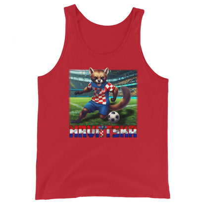 Kroatien EM Fußball Trikot Alternative Klassisches Unisex-Tank-Top