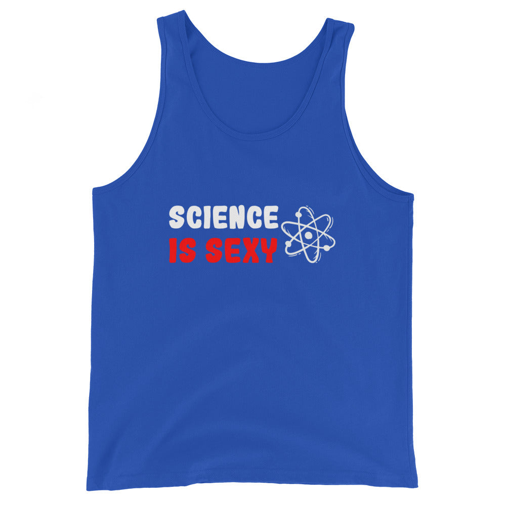Unisex tank top "Science is sexy"