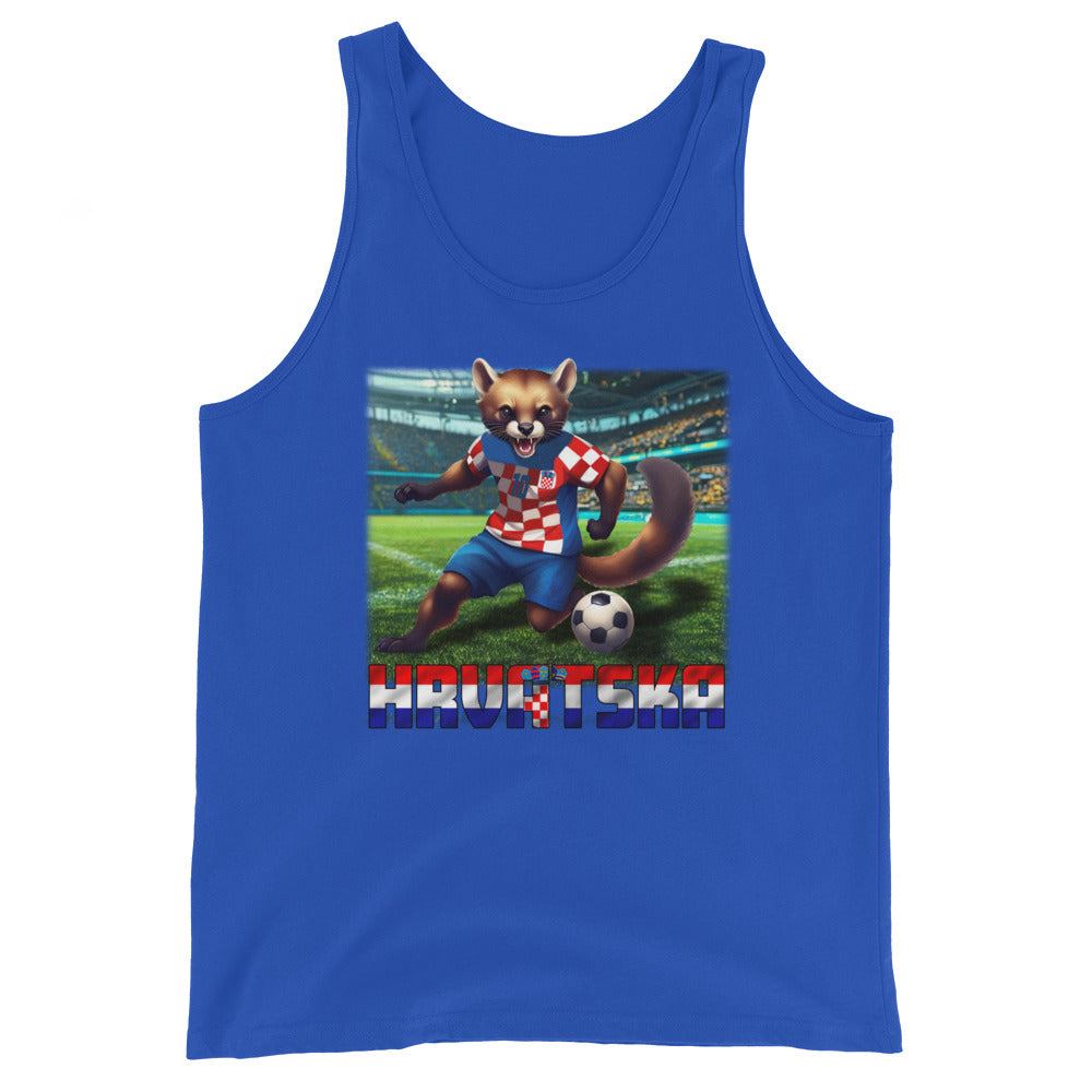 Kroatien EM Fußball Trikot Alternative Klassisches Unisex-Tank-Top