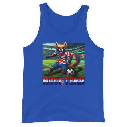 Kroatien EM Fußball Trikot Alternative Klassisches Unisex-Tank-Top