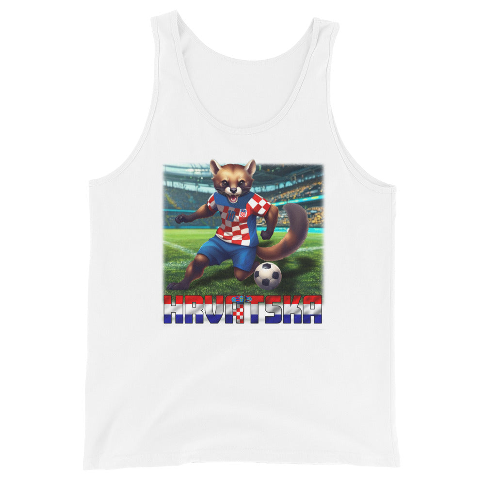 Kroatien EM Fußball Trikot Alternative Klassisches Unisex-Tank-Top