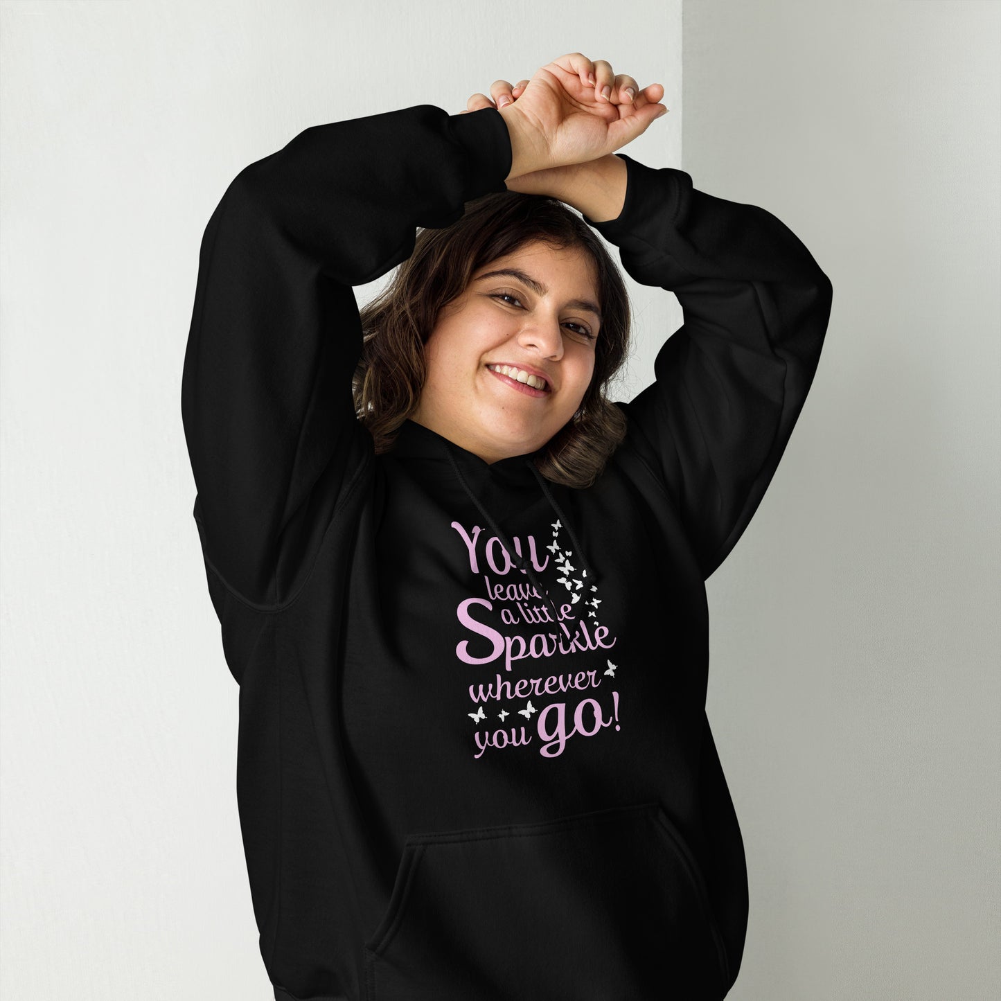 Women's hoodie "You leave a little sparkle wherever you go"