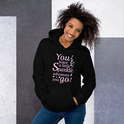 Women's hoodie "You leave a little sparkle wherever you go"