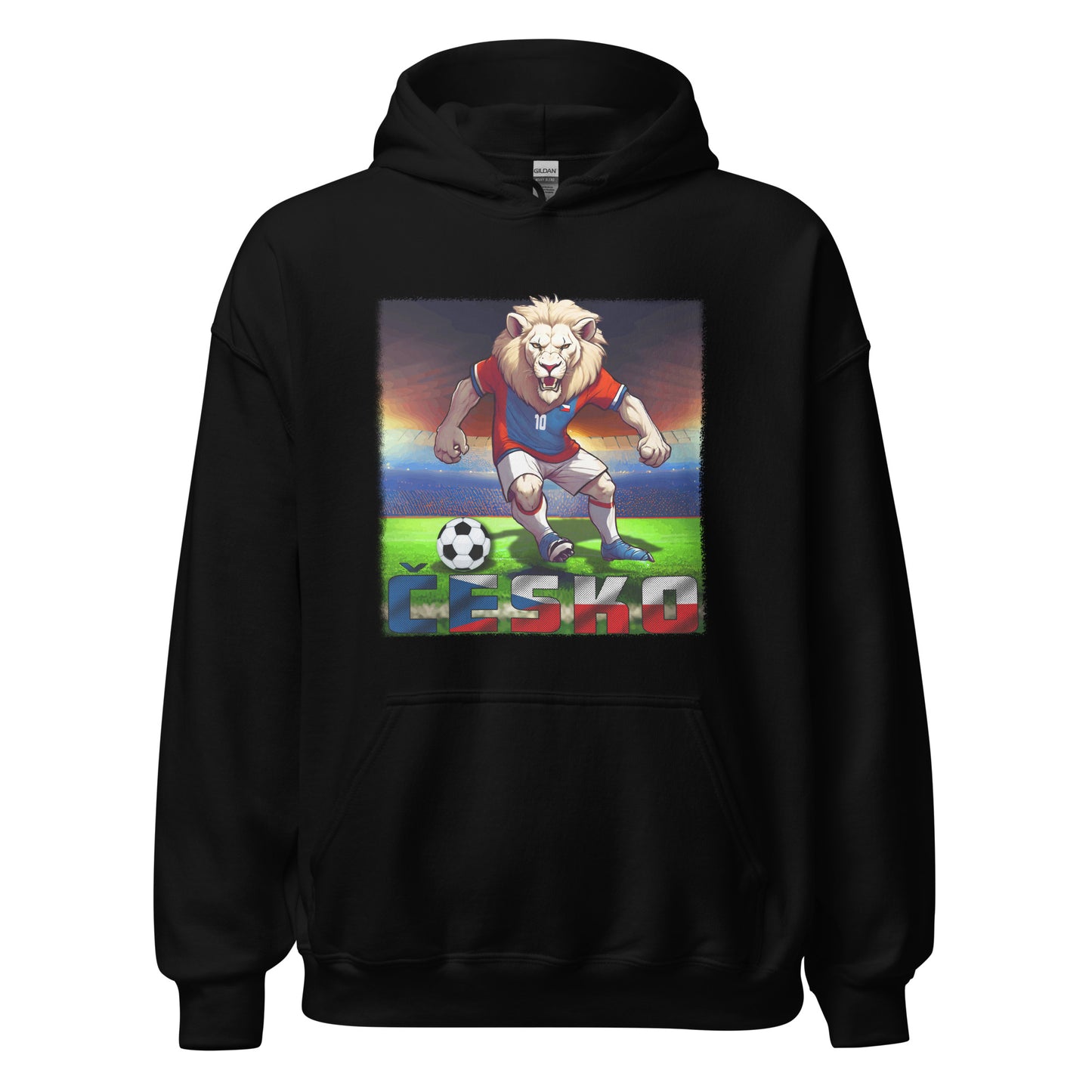 République tchèque Championnat d'Europe maillot de football alternative unisexe sweat à capuche