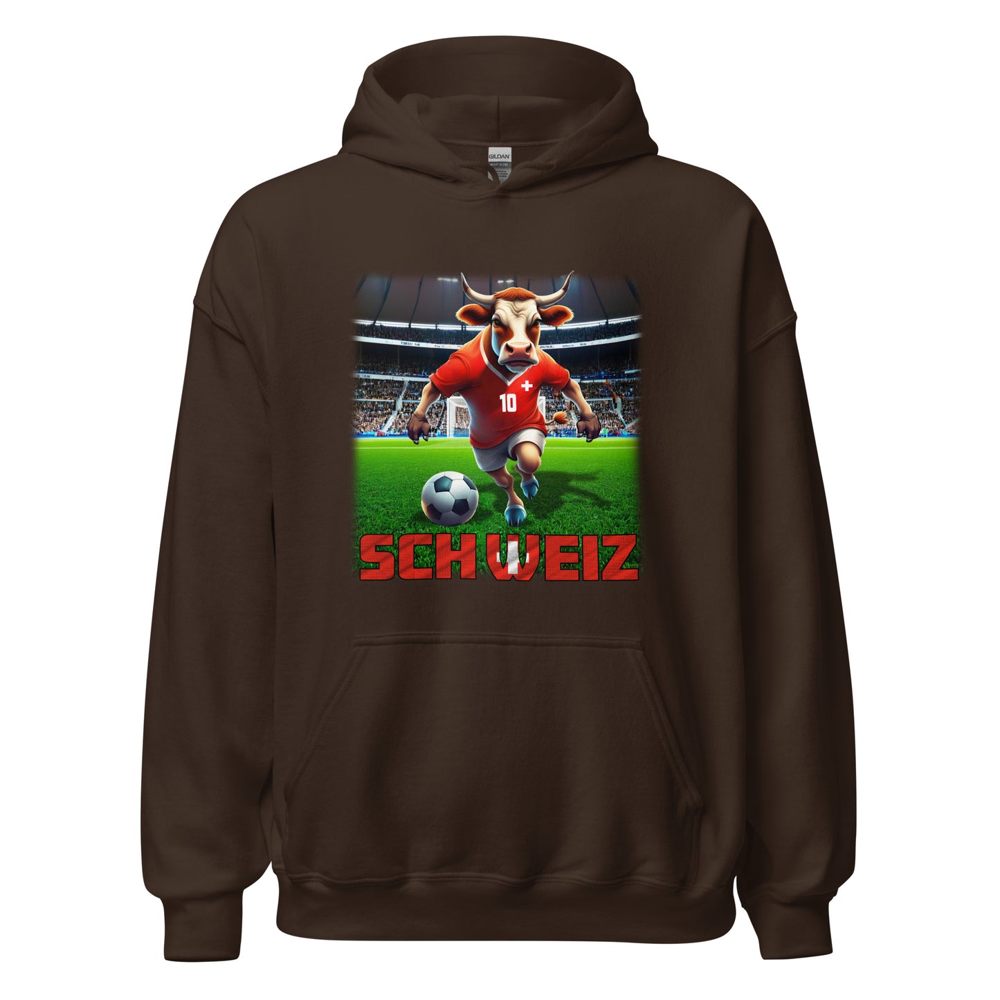 Schweiz EM Fußball Trikot Unisex-Kapuzenpullover