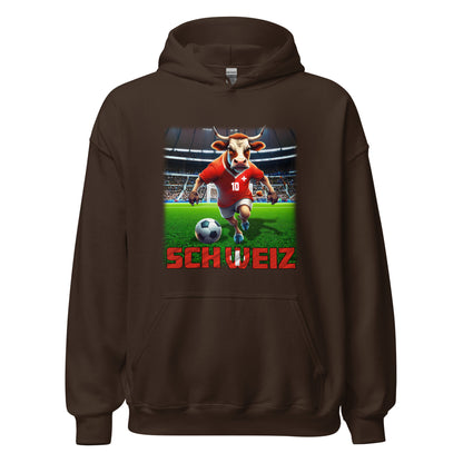 Schweiz EM Fußball Trikot Unisex-Kapuzenpullover