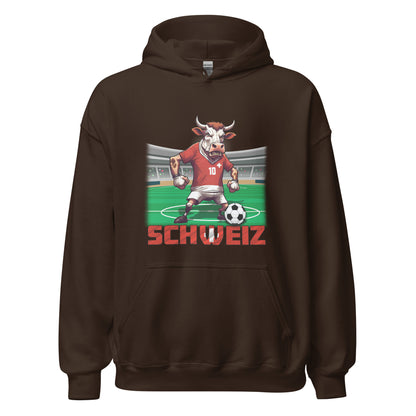 Schweiz EM Fußball Trikot Unisex-Kapuzenpullover