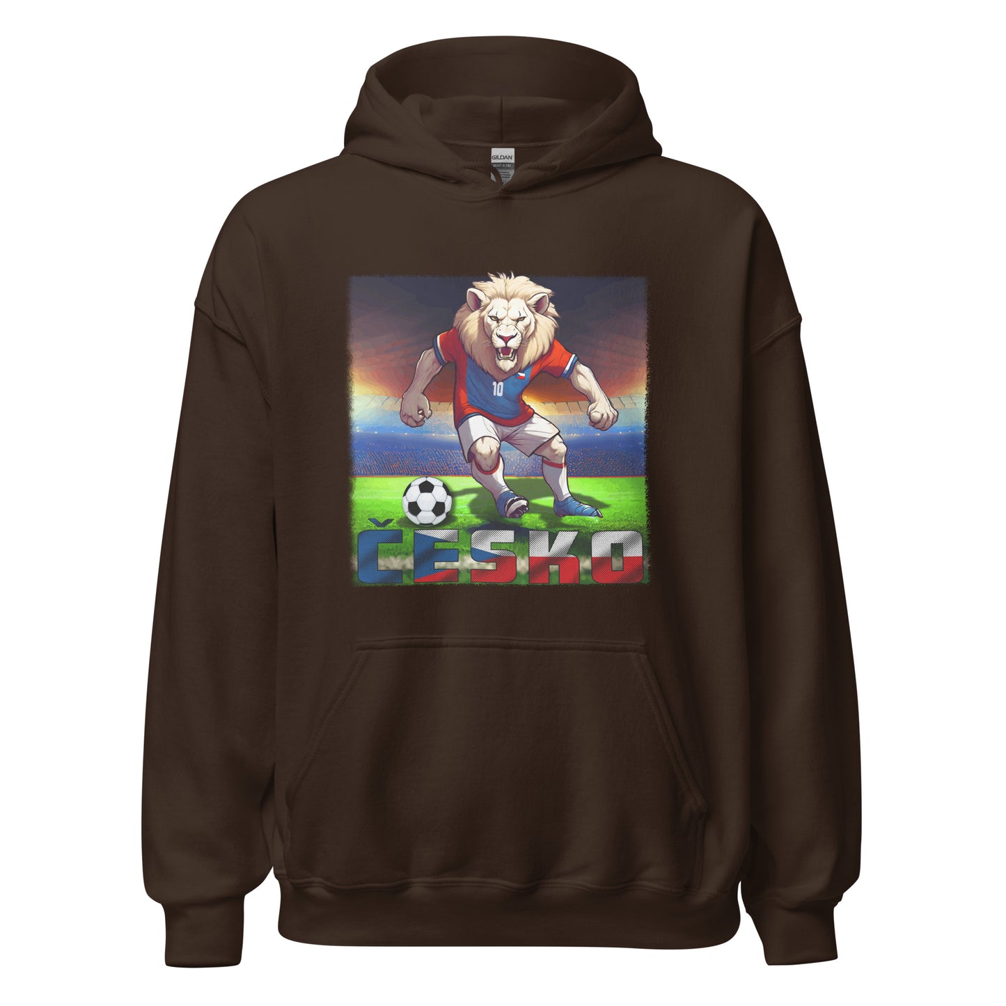 République tchèque Championnat d'Europe maillot de football alternative unisexe sweat à capuche