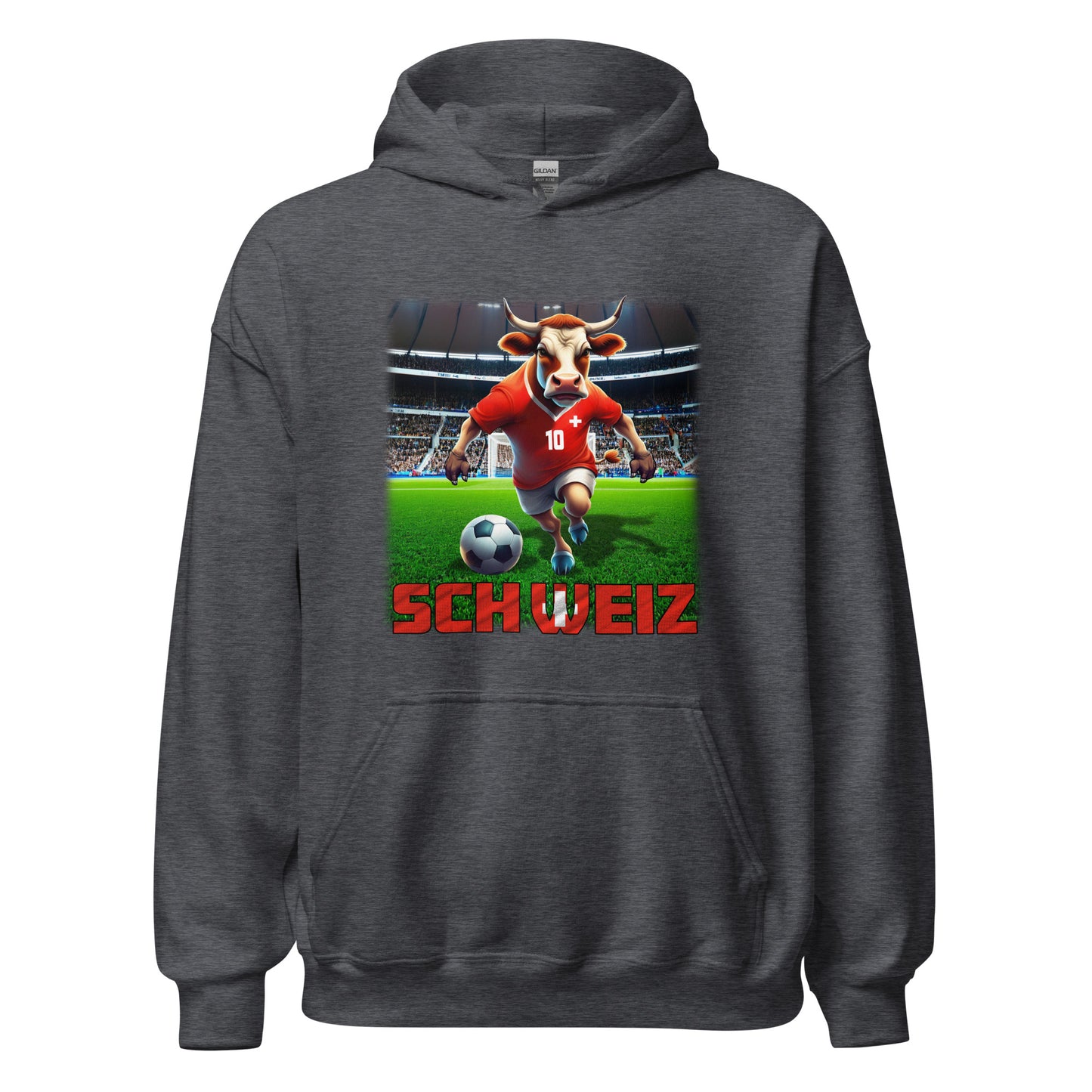 Schweiz EM Fußball Trikot Unisex-Kapuzenpullover