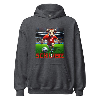 Schweiz EM Fußball Trikot Unisex-Kapuzenpullover