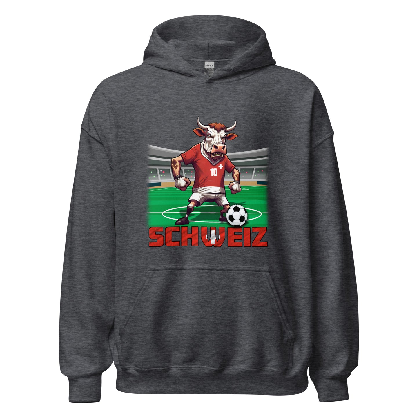 Schweiz EM Fußball Trikot Unisex-Kapuzenpullover