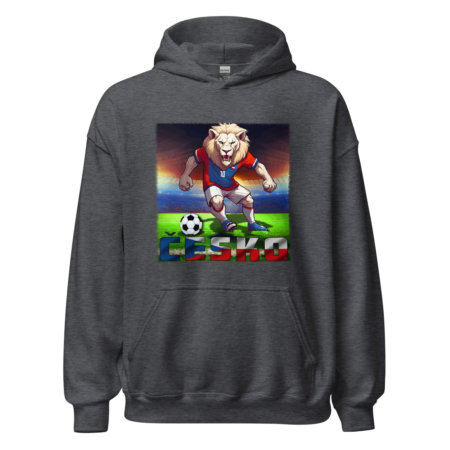 République tchèque Championnat d'Europe maillot de football alternative unisexe sweat à capuche