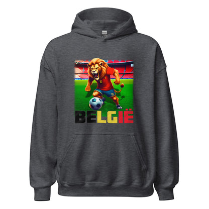 Sweat à capuche unisexe alternatif du maillot de football du Championnat d’Europe de Belgique