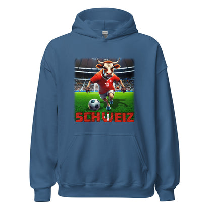 Schweiz EM Fußball Trikot Unisex-Kapuzenpullover