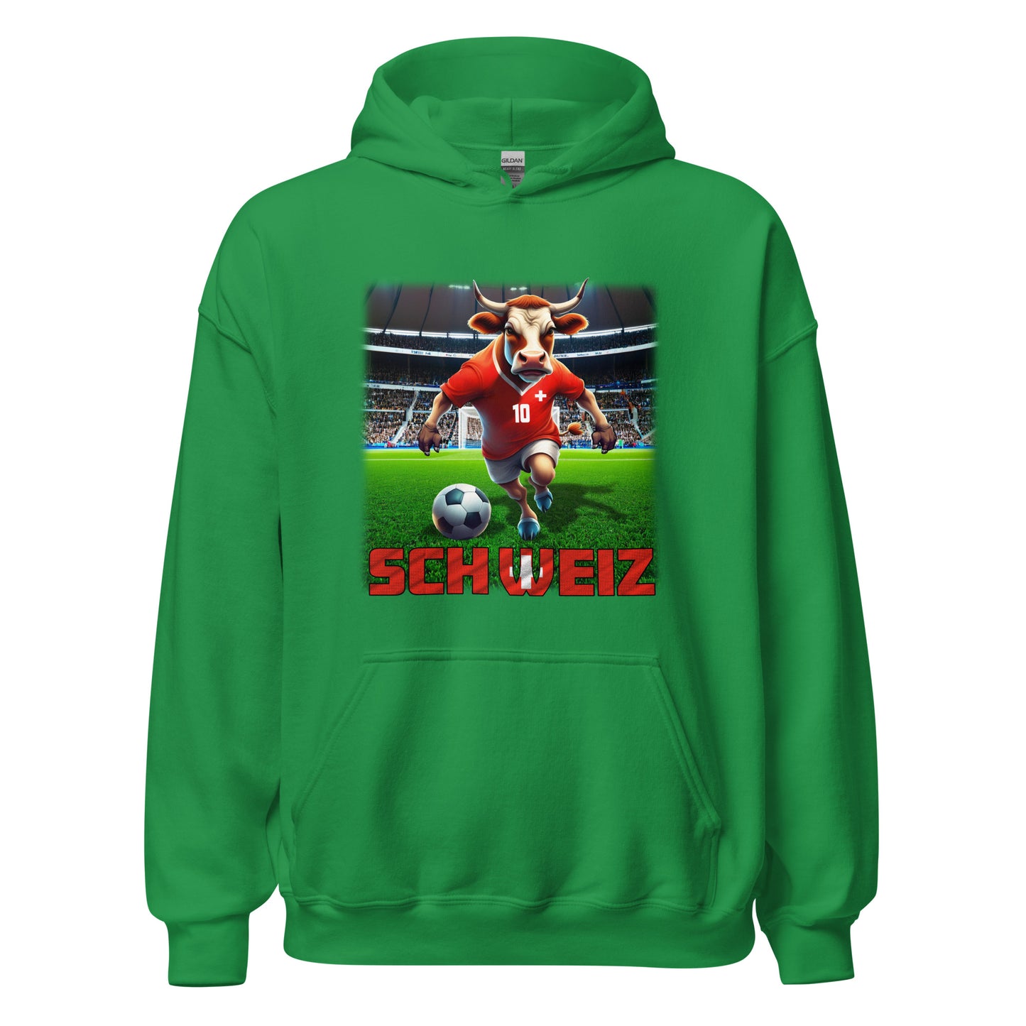 Schweiz EM Fußball Trikot Unisex-Kapuzenpullover