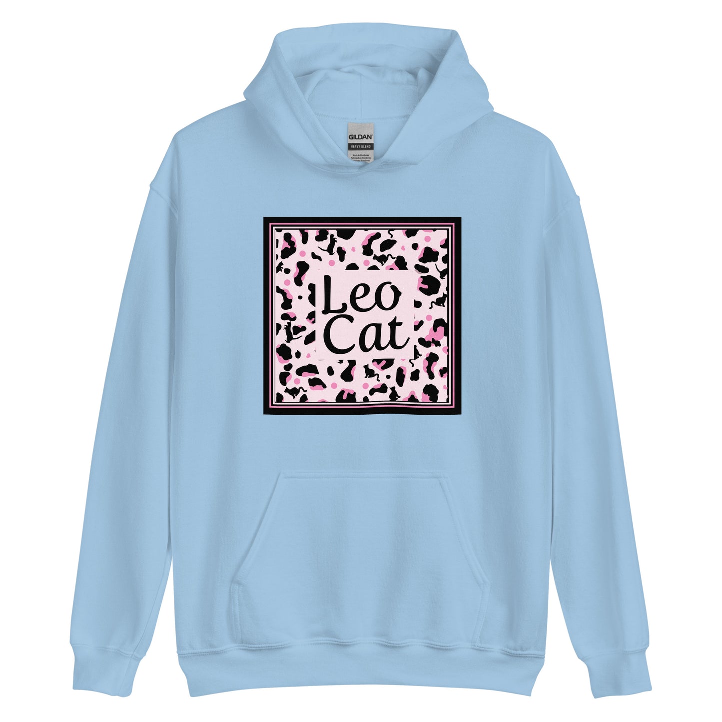 Frauen-Kapuzenpullover Leopard Design "Leo Cat"