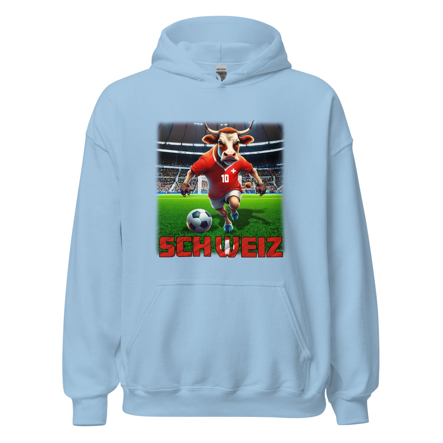 Schweiz EM Fußball Trikot Unisex-Kapuzenpullover