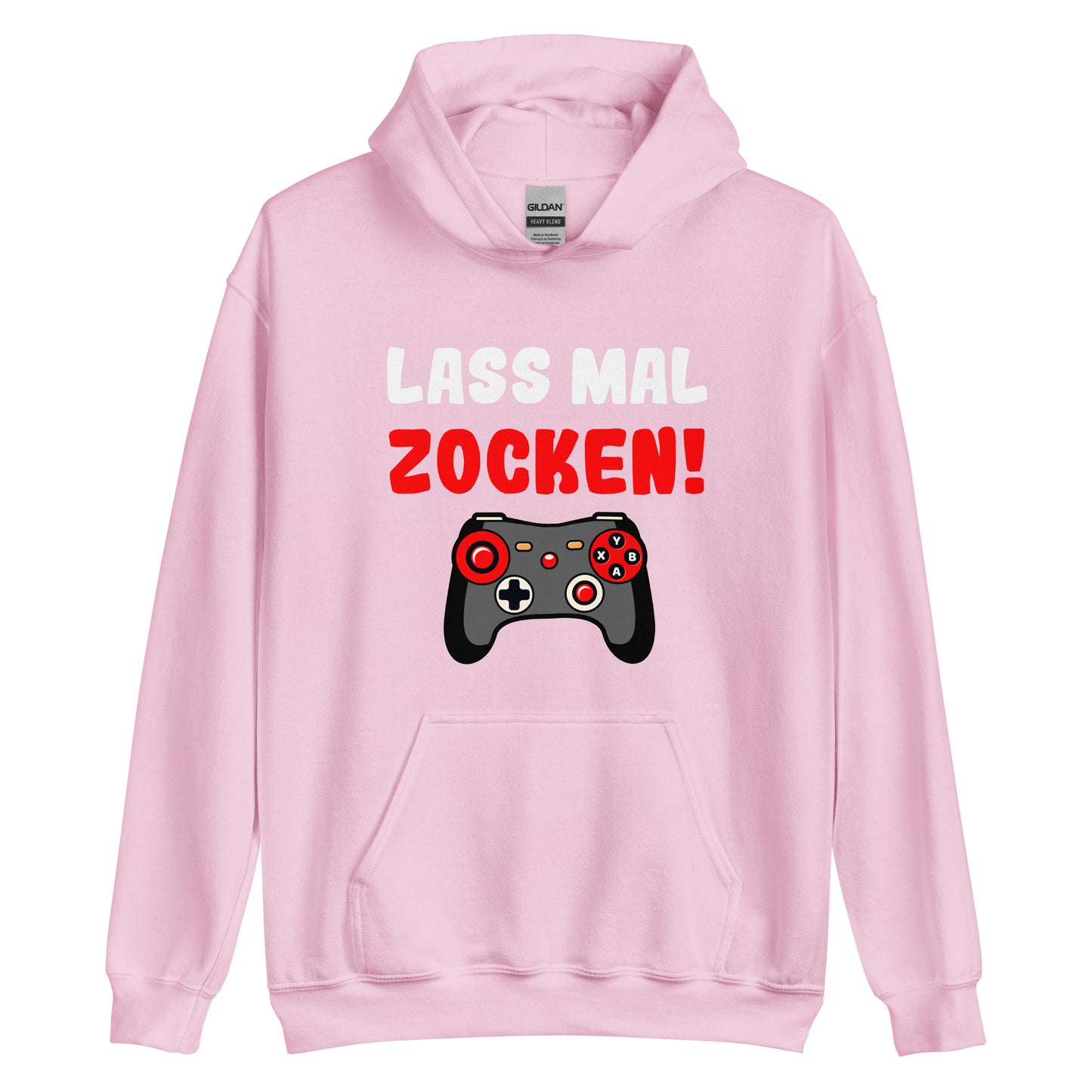 Unisex-Kapuzenpullover "Lass mal zocken!"