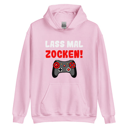 Unisex-Kapuzenpullover "Lass mal zocken!"