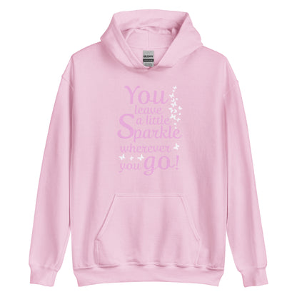 Women's hoodie "You leave a little sparkle wherever you go"