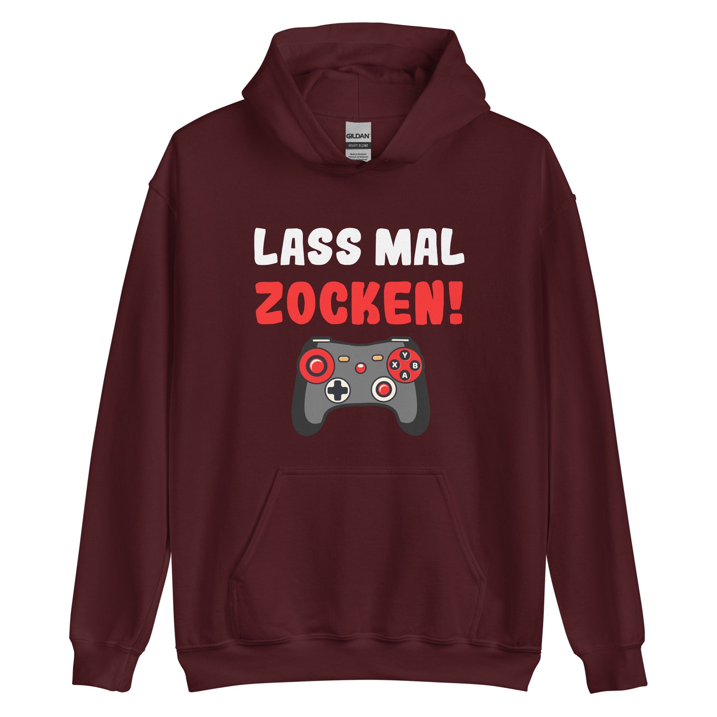 Unisex-Kapuzenpullover "Lass mal zocken!"