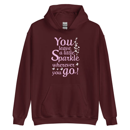 Women's hoodie "You leave a little sparkle wherever you go"