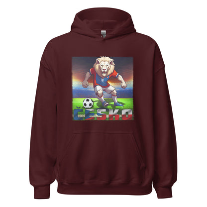 République tchèque Championnat d'Europe maillot de football alternative unisexe sweat à capuche
