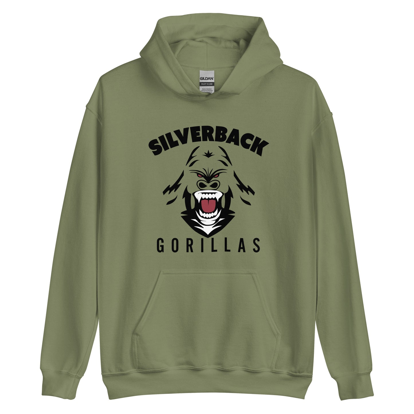Unisex-Kapuzenpullover "Silverback Gorillas"