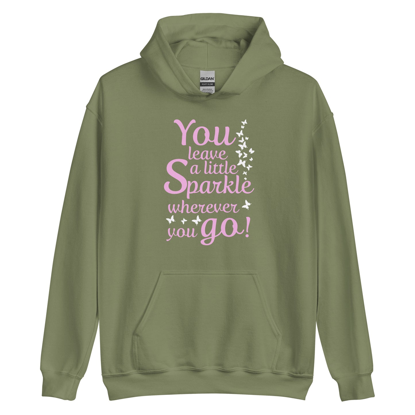 Women's hoodie "You leave a little sparkle wherever you go"