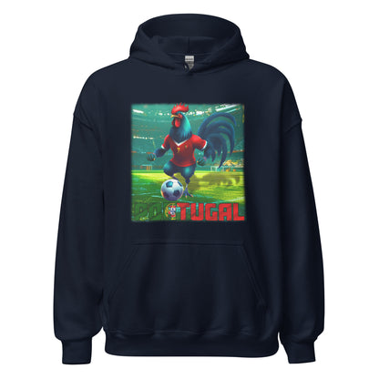 Sweat à capuche unisexe alternatif du maillot de football du Championnat d’Europe du Portugal