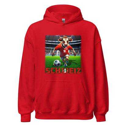 Schweiz EM Fußball Trikot Unisex-Kapuzenpullover