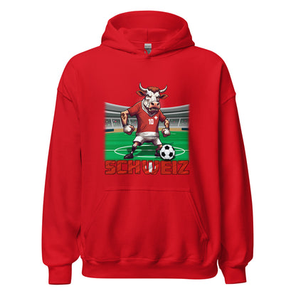 Schweiz EM Fußball Trikot Unisex-Kapuzenpullover