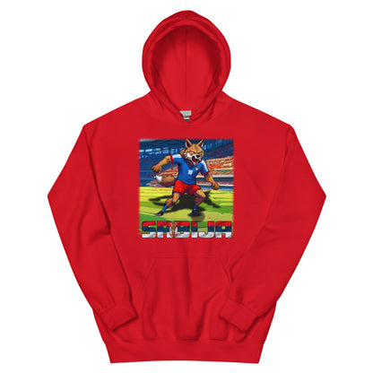 Serbien EM Fußball Trikot Alternative Unisex Hoodie