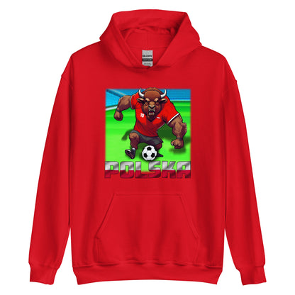 Polen EM Fußball Trikot Alternative Unisex-Kapuzenpullover