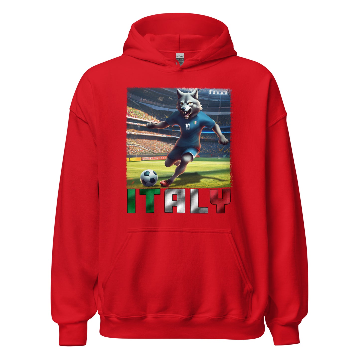 Sweat à capuche unisexe alternatif du maillot de football du Championnat d’Europe d’Italie